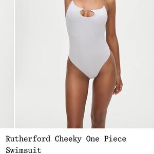 Frankie’s Bikinis Rutherford One Piece Swimsuit with Chest Cutout